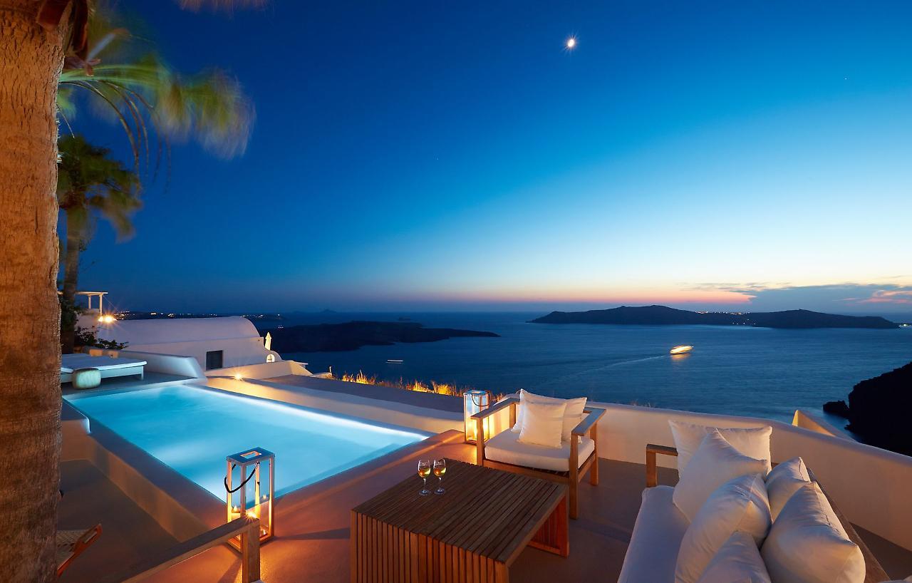 Aura Suites Firostefani Ngoại thất bức ảnh